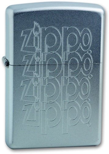 Широкая зажигалка Zippo LOGO 205 - фото 95279