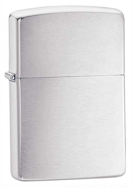 Зажигалка Zippo Classic 200 Brushed Chrome - фото 95283