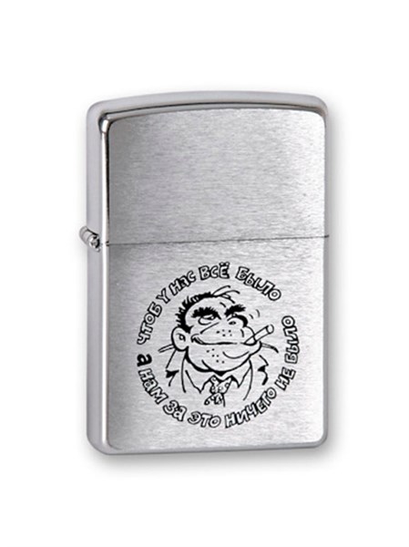 Широкая зажигалка Zippo 200 Gorilla - фото 95409