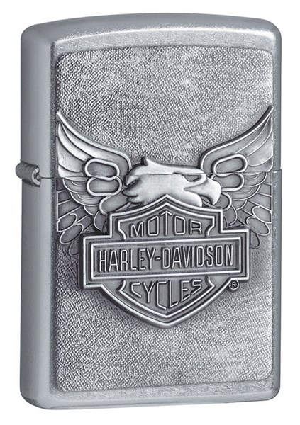 Широкая зажигалка Zippo H-D Iron Eagle 20230 - фото 95440