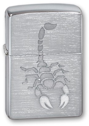 Широкая зажигалка Zippo Scorpion 200 - фото 95448