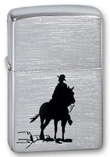 Широкая зажигалка Zippo Broncо 200 - фото 95467