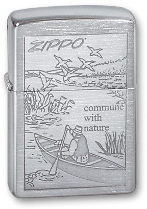 Широкая зажигалка Zippo Row Boat 200 - фото 95471
