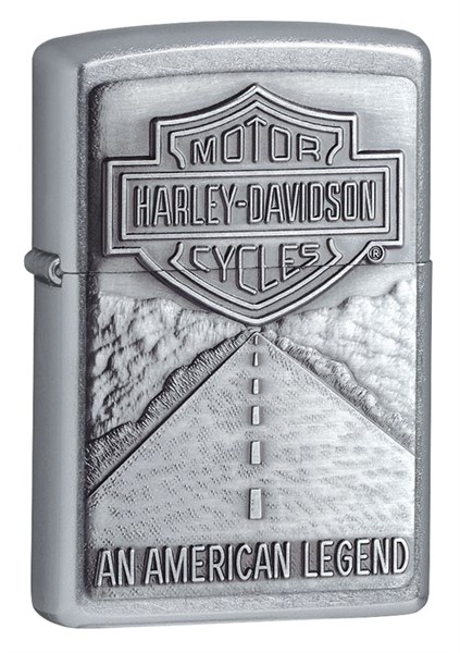 Широкая зажигалка Zippo H-D American Legend 20229 - фото 95501