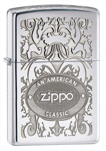 Широкая зажигалка Zippo American Classic 24751 - фото 95514
