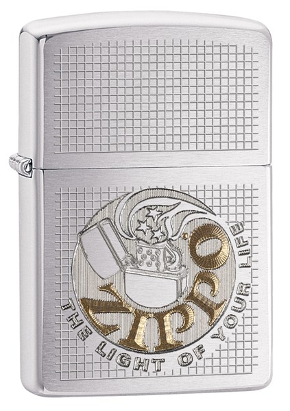 Зажигалка Brushed Chrome Зиппо (Zippo) 29236 - фото 95593