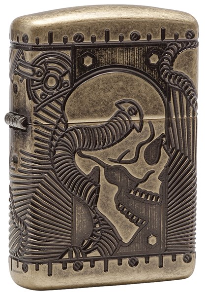 Зажигалка Armor™ Antique Brass Зиппо (Zippo) 29268 - фото 95595