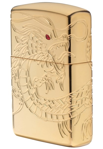 Зажигалка Armor™ High Polish Gold Plate Зиппо (Zippo) 29265 - фото 95598