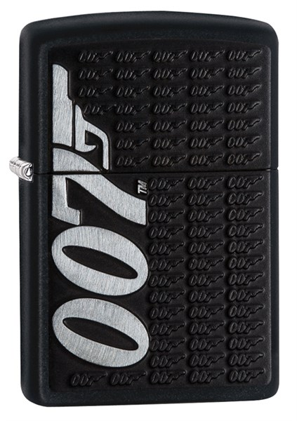 Зажигалка Zippo James Bond с покрытием Black Matte, 29718 - фото 95617