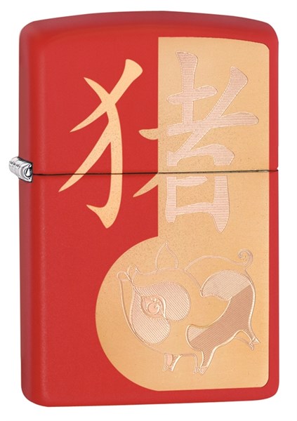 Зажигалка Year of the Pig Design Зиппо (Zippo) 29661 - фото 95635