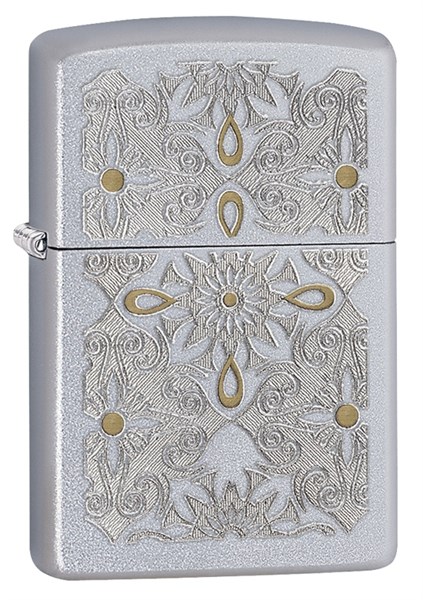 Широкая зажигалка Zippo 28457 - фото 95818