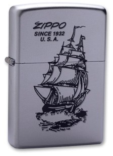 Широкая зажигалка Zippo Boat-Zippo 205 - фото 95837