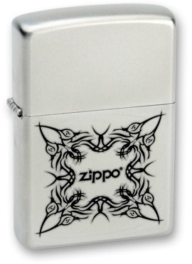 Широкая зажигалка Zippo Tattoo Design 205 - фото 95840