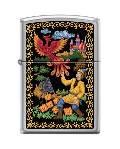 Зажигалка Жар-Птица Зиппо (Zippo) 250 REPLICA PALEKH - фото 95873