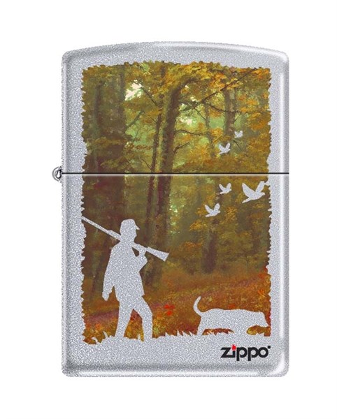 Широкая зажигалка Zippo HUNTING 205 - фото 95891