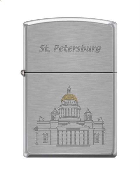 Широкая зажигалка Zippo ST ISSACS 200 - фото 95897