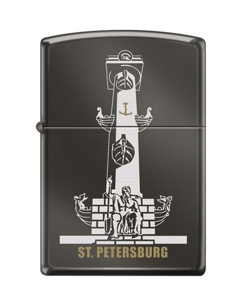 Широкая зажигалка Zippo ROSTRAL COLUMN 150 - фото 95899