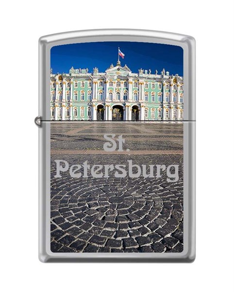 Широкая зажигалка Zippo WINTER PALACE 250 - фото 95905