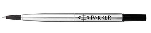 Стержень Роллер для использования в ручках-роллерах Паркер, линия письма – тонкая 0,5мм, чернила чер - фото 96813