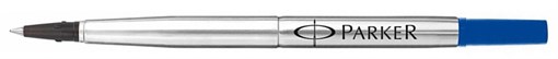 Стержень Роллер для использования в ручках-роллерах Паркер, линия письма – тонкая 0,5мм, чернила син - фото 96814