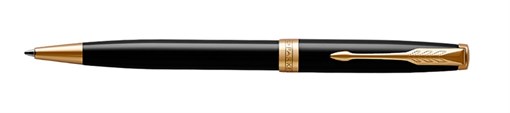 Ручка шариковая Essential Sonnet Laque Black GT Паркер (Parker) 1931497 - фото 96951