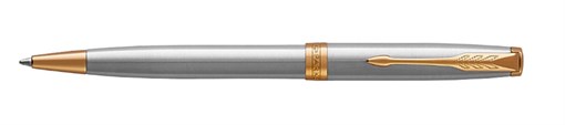 Ручка шариковая Essential Sonnet Stainless Steel GT Паркер (Parker) 1931507 - фото 96979