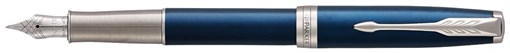Ручка перьевая Sonnet Blue Lacquer PT Паркер (Parker) 1931533 - фото 97024