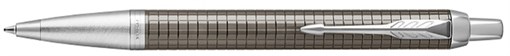 Ручка шариковая IM Premium Dark Espresso Chiselled CT Паркер (Parker) 1931683 - фото 97208