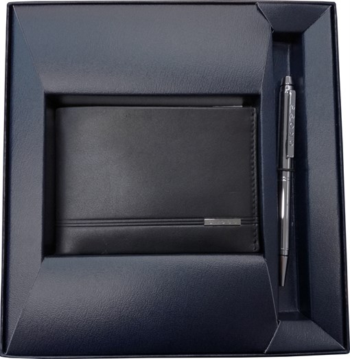 Набор подарочный портмоне и ручка Кросс (Cross) AC018068 - фото 99236