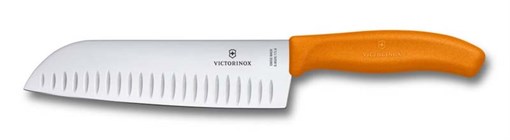 Нож Santoku 17см SwissClassic Викторинокс (Victorinox) 6.8526.17L9B - фото 99728