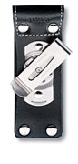 Кожаный чехол на ремень для ножа 111 мм (толщиной до 3 уровней) с поворотной клипсой Викторинокс (Victorinox) 4.05