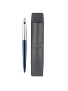 Подарочный набор Паркер (Parker): Ручка шариковая Паркер (Parker) Jotter Royal Blue CT + чехол для ручки (иск.кожа)