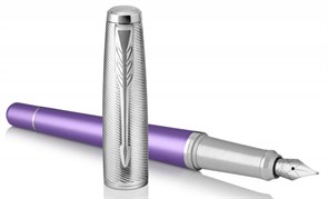 Ручка перьевая Паркер (Parker) Urban Premium F311 (1931621) Violet CT F перо сталь нержавеющая подар.кор.