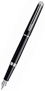 Ручка перьевая Ватерман (Waterman) Hemisphere (S0920510) Mars Black CT F перо сталь с хромированным покрытием п
