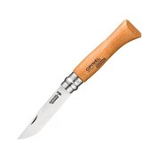 Нож Опинель (Opinel) №8, углеродистая сталь, рукоять из дерева бука