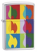 Зажигалка Zippo Classic с покрытием Brushed Chrome 29623