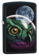 Зажигалка Зиппо (Zippo) Classic с покрытием Black Matte, латунь/сталь, чёрная, матовая, 36x12x56 мм