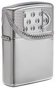 Зажигалка Зиппо (Zippo) Armor® с покрытием High Polish Chrome, латунь/сталь, серебристая, 36x12x56 мм