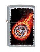 Широкая зажигалка Zippo Tire On Fire 205