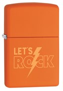 Зажигалка Зиппо (Zippo) с покрытием Orange Matte, 29925