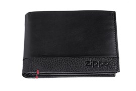 Портмоне Zippo, с защитой от сканирования Rfid, натуральная кожа, 2006020