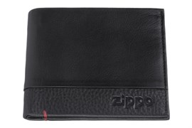 Портмоне Zippo, с защитой от сканирования Rfid, натуральная кожа, 2006022