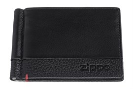 Зажим для денег Zippo, с защитой от сканирования Rfid, натуральная кожа, 2006025