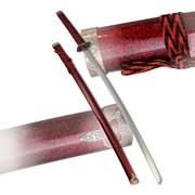 Меч самурайский. Ножны мрамор бордовый D-50021-KA