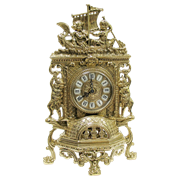 Часы Ангелы каминные фасадные AL-82-101