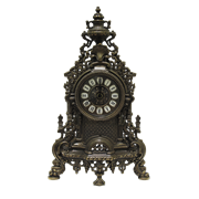 Часы Барокко каминные под бронзу AL-82-103-ANT