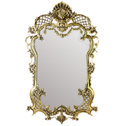 Зеркало Рендада в раме, золото BP-50112