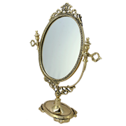 Зеркало  Будуар настольное, золото BP-21005-D