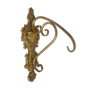 Крючок настенный, декоративный,  золотая патина FY-155081-F129