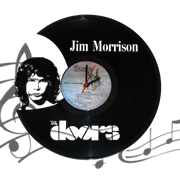 Часы виниловая грампластинка  Jim Morrison. Doors WL-12